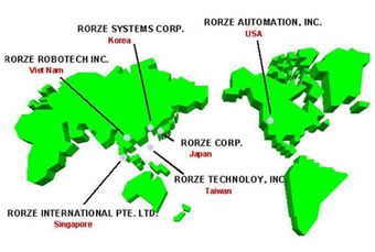 Map of Rorze Locations